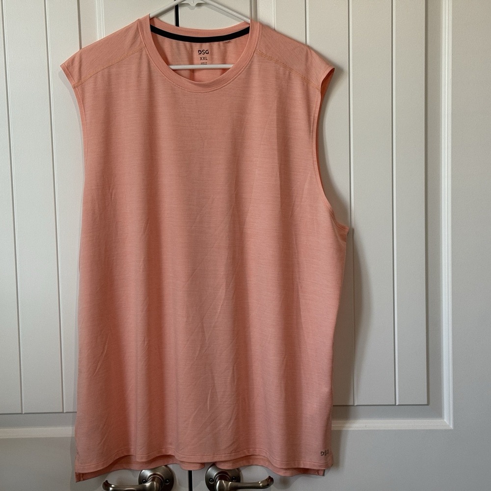 DSG Dicks Sporting Goods Mens‎ Orange Muscle Tank Top XXL